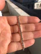 Pulsera de circonia cúbica de tenis para mujer, brazalete Multicolor de 2,5mm, joyería de boda, KC128