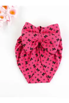 

Fuchsia Bow Girl Baby Bathing Cap