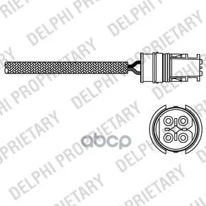 Кислородный Датчик Es20185-12b1 Delphi арт. ES20185-12B1
