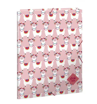 

FOLIO 3 Staples GLOWLAB "LLAMAS" folder