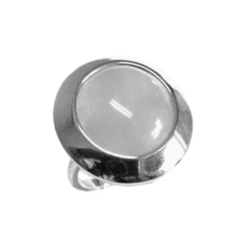 

Silver ring with malachite