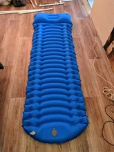 Zomake-esponja a presión con el pie para acampar al aire libre, colchoneta para dormir al aire libre, para senderismo, 200x66cm