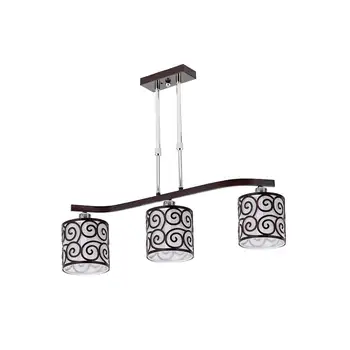 

Ceiling Lamp Conch 3 lights Chrome Wenge