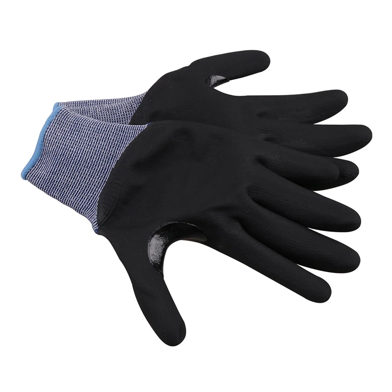 12 пар анти вырезать перчатки уровень 5 GMG синий тонкий мягкий HPPE оболочки CE сертифицированный перчатки для работы защитные перчатки для