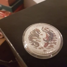 Commemorative Coin Phoenix Traditional Customized The-Dragon New And by Prosperity Brought