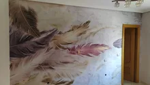 Custom Wallpaper Mural Tv-Background-Wall Cement-Texture Bedroom Living-Room Realistic