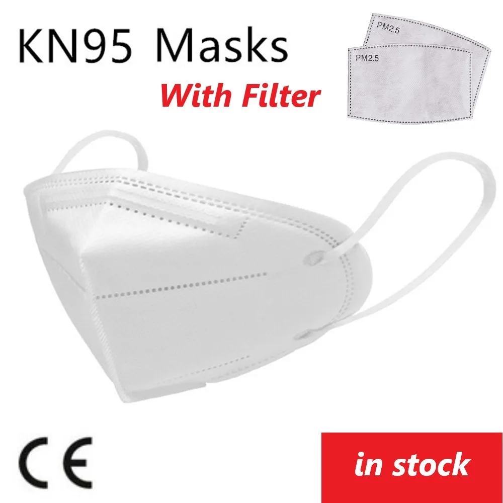 

10 Pcs kN95 Mask Dustproof Anti-fog Breathable Face Mask 95% Filtration KN95 Mouth Masks Protective Mouth Muffle Cover
