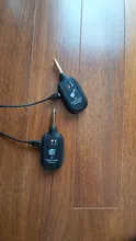 UHF-sistema inalámbrico de transmisión de guitarra, receptor inalámbrico recargable incorporado, transmisor para la guitarra