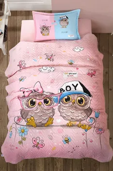 

Multi-Purpose Quilted Single Duvet Cover Set That Can Be Used In 4 Seasons PUHU PEMBE