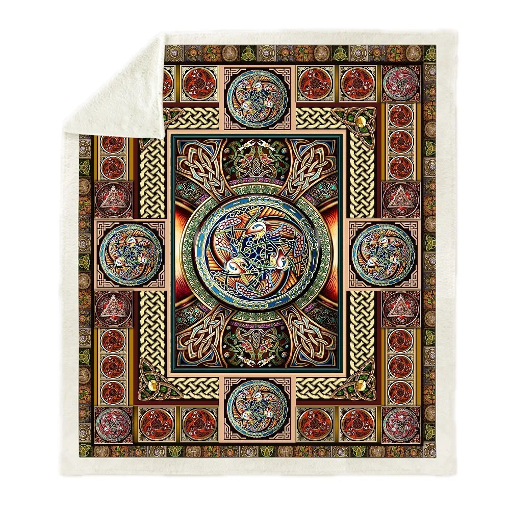 Sofa-Cushion-Yoga-Mat-Blanket-Picnic-Blanket-Thick-Double-layer-Plush-Anime-Oil-paint-3d-Digital (5)
