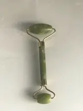 Masajeador de rodillo de Jade para rodillo Facial Gua Sha Jade Stone, masajeador Facial de belleza, levantamiento de cara delgada, herramientas de cuidado para la piel Facial antiarrugas