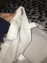 Bolso de lona de gran capacidad con impresión divertida de onda japonesa, bolso de hombro femenino de moda Harajuku con dibujos y letras Ulzzang con cremallera