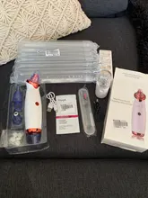 Aparato para limpieza profunda de la piel con espinillas, limpiador con punta de diamante de Zona T para nariz y resto del rostro, para la eliminación de espinillas, succión al vacío