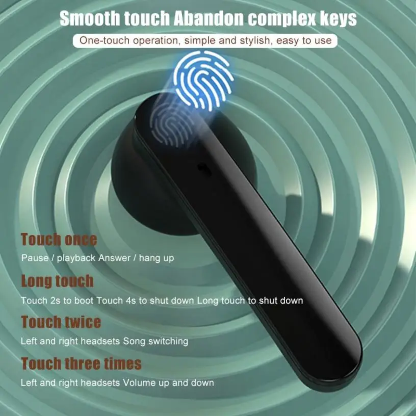 Беспроводная Bluetooth гарнитура с шумоподавлением для мужчин и женщин|Наушники