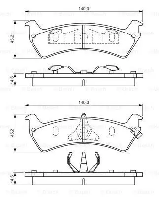 Колодки тормозные FORD EXPLORER(USA) 4.0/4.9 93- задние с дат