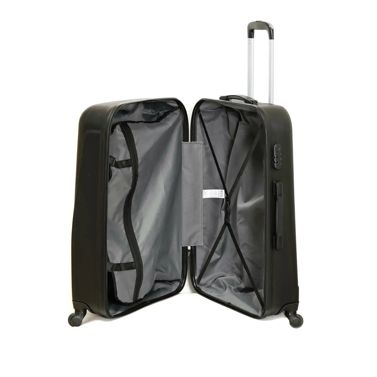 FLO U KMR 6101-B черный унисекс большие чемоданы дорожные мягкие