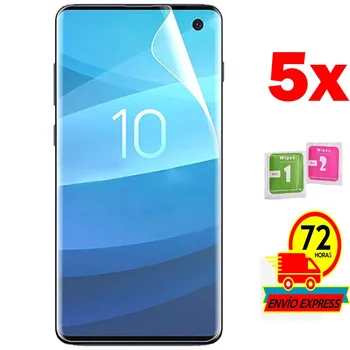 

5x Protector It is Screen Sheet Film for for Samsung GALAXY S10 (NOT It is TEMPERED GLASS GLASS)