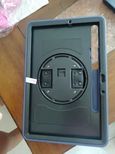 For Samsung Tab S7 Plus Heavy Duty Rugged Shockproof Case 360 Rotating Kickstand Cover