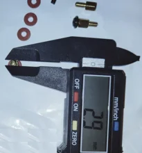 Elevador de placa base dorada + tornillos plateados, arandelas rojas de ordenador de 6,5mm 6-32-M3, alta calidad, 10 Uds.