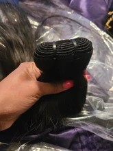 30 pulgadas indio virgen extensiones de pelo ondulado 1 3 4 oferta Remy recta Natural del pelo doble dibujado al por mayor de la trama 100% humanos