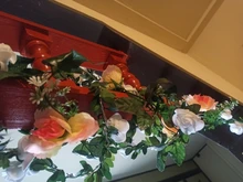 Flower Led Lights Garland-Decor Battery-Powered Fairy-String Rose Party Wedding-Valentines