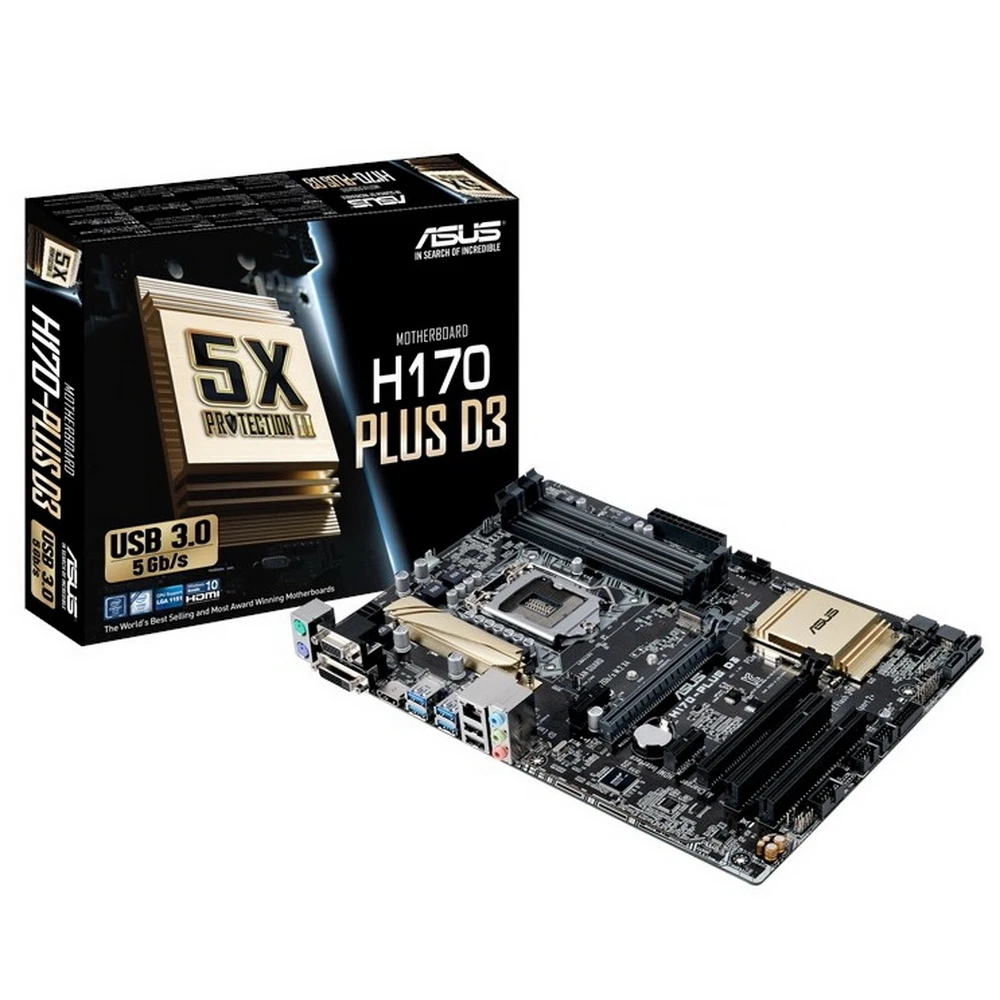 Материнская плата ASUS H170 PLUS D3|Материнские платы| |