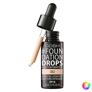 

Liquid Make Up Base Foundation Drops Gosh Copenhagen SPF 10 (30 ml)