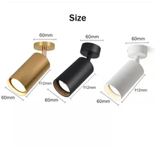 Downlight GU10 Spot-Lamp Ceiling-Lamp Surface-Mounted Led Replaceable Indoor 5W Led-Bulb