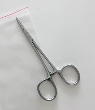 12,5/14cm mano herramienta fórceps hemostáticos para pelo pinza de pesca Alicates de bloqueo la depilación herramientas rectas y curvadas punta tijeras cortador