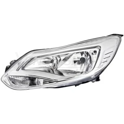 Фара левая, хромированная(H7/H1, Кэ) для for Focus III 04/11-10/14 Hella- 1EA 354 994-011
