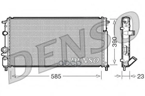 Радиатор Системы Охлаждения Denso арт. DRM23053
