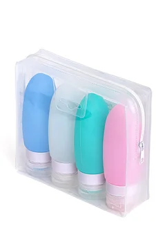 

Lucky travel bottle set for travel, for shampoo/shower gel/liquid soap/cream/conditioner