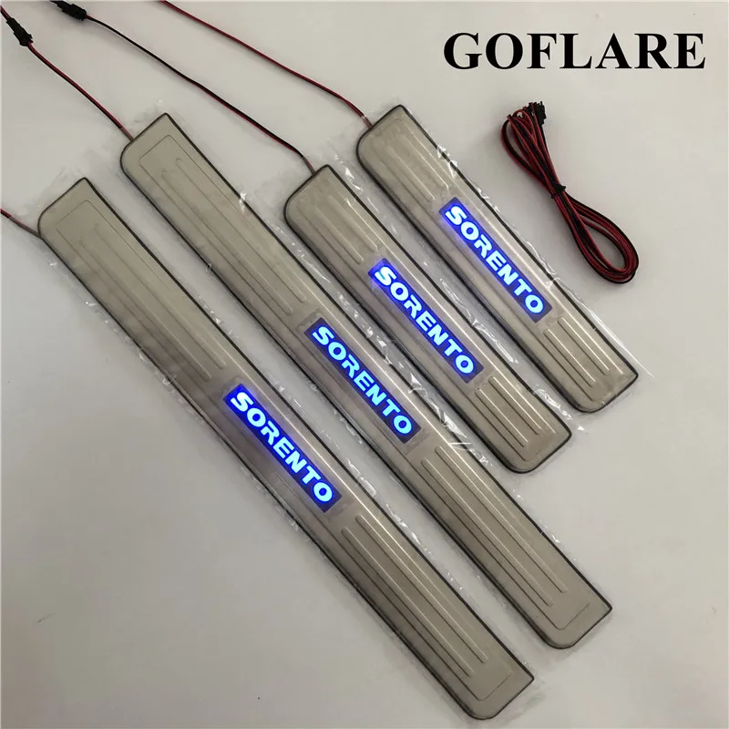 led auto door sill strip for KIA Sorento BL XM 2002 2009 2010 2012 2013