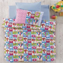 Сделано в Турции FLY детское постельное белье пододеяльник набор кроватки для мальчика Девочки мультфильм животное детская кроватка хлопок Мягкий антиаллергенный