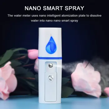 

Portable Facial Spray Bottle Nano Mister USB Rechargeable Face Steamer Ultrasonic Face Sprayer Beauty Machine Skin Care Tools