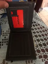 Billetera de cuero de negocios para Hombre, Billetera de marca de lujo, monedero delgado para Hombre, Billetera delgada para tarjetas de crédito, Portafoglio