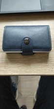 Tarjeteros antimagnéticos Rfid para hombre y mujer, carteras inteligentes de piel sintética, monedero Vintage corto, Mini bolsa para dinero