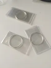 Pendientes de aro de Plata de Ley 925 para mujer, con hebilla de hueso del oído, redondos, aros, anillos aretes, joyería