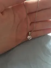 Collares de circonita AAA para mujer, de Plata de Ley 925, colgante de diamante brillante, gargantilla de compromiso, joyería fina NK068