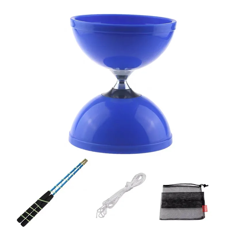 Hualing Triple Bearing Toys Pro Diabolo Set Packing with String Sticks Bag Chinese Yoyo Diabolo tricks