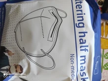 Mascarilla facial FFP2 KN95, máscara de color gris y blanco, 100 unidades