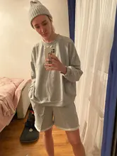 Womens Tracksuits Outfit Shorts Sweat-Set Summmer Solid-Color-Sets Two-Piece Sporting