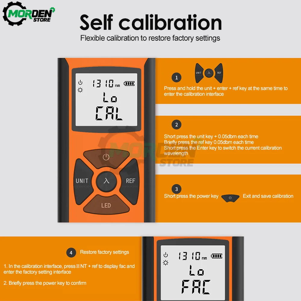 OpticalPowerMeterG10HighPrecisionRechargeableBatteryFiberOptic