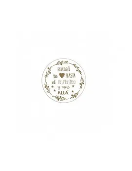 

KEYCHAIN "I love MOMMY TO INFINITY AND BEYOND" 5.8X5.8CM