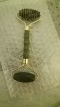 Rodillo masajeador Facial de Guasha Junta doble cabezas de remodelación de cara de elevación masajeador Natural Jade piedra cuello delgado herramienta de cuidado