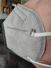 Mascarilla KN95 con válvula FFP3, Máscara protectora de 5 capas, antipolvo, anticontaminación, FFP3