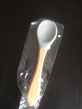 Cuchara de madera de silicona para alimentación de bebé, cucharilla de punta suave orgánica, sin BPA, Material de grado alimenticio, regalos para niños pequeños