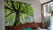 Wall-Tapestry Decor Bedroom Psychedelic Forest Tapiz-Hippie Mandala Landscape Nature