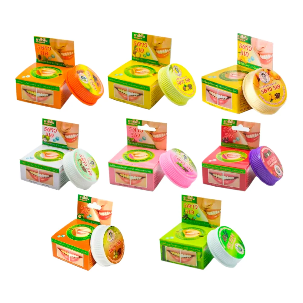 тайская зубная паста отбеливающая. тайская зубная паста 5 star 5a, 25гр. тайланд 5 star травяная зубная паста с экстрактом нони 25гр/60шт. тайские круглые зубные пасты. тайская зубная паста в баночке с кокосом.