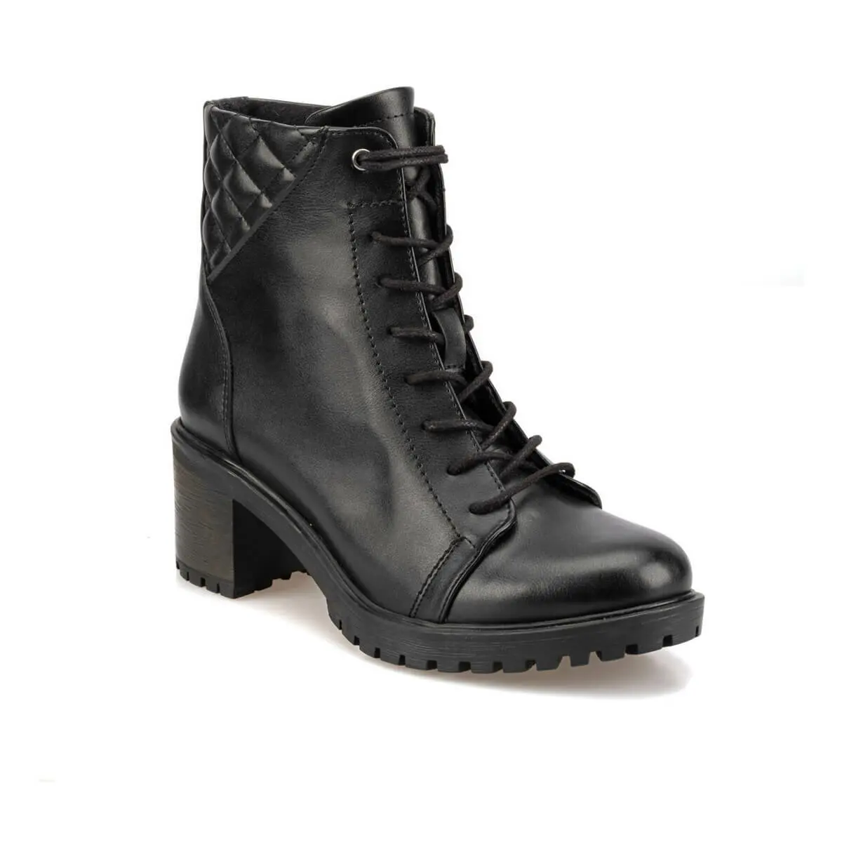 

Black Women 'S High-Heeled Leather Boots Autumn Winter Shoes 92.314684.Z Polaris